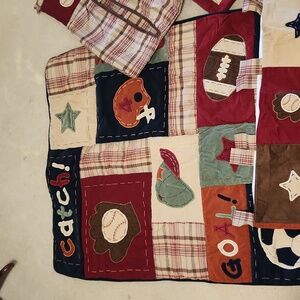 Sports baby crib set